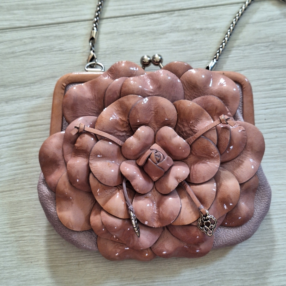 Brighton Roselie Shine Coin Purse in Pink.